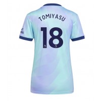 Echipament fotbal Arsenal Takehiro Tomiyasu #18 Tricou Treilea 2024-25 pentru femei maneca scurta